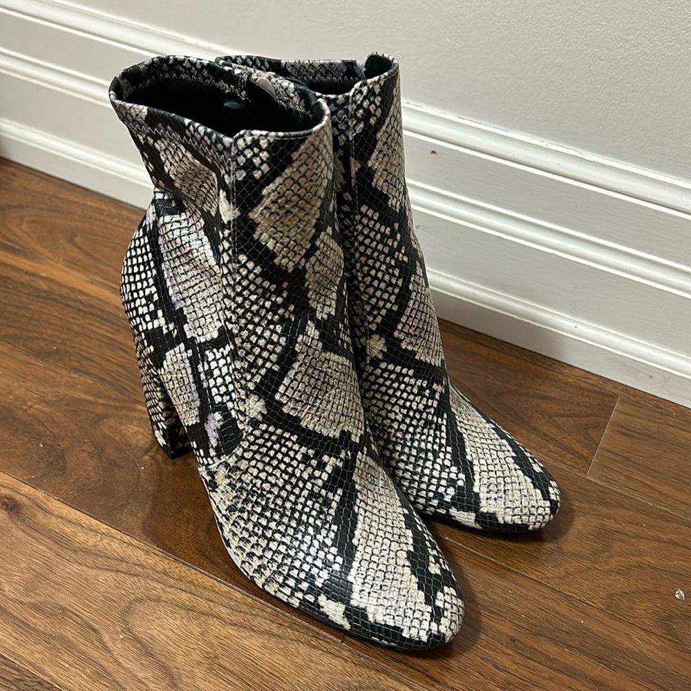 Aldo Snakeskin Booties
